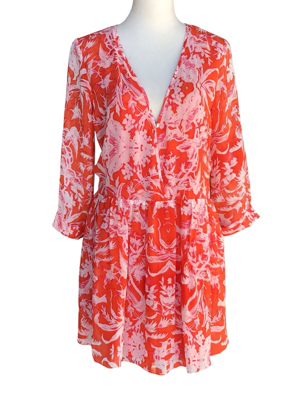 Rory Beca Silk V Neck Dress